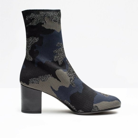 ZADIG & VOLTAIRE Camo Sock Booties- Size-- 39 Euro - Picture 1 of 8